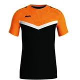 Jako Iconic T-Shirt Kinder 807 schwarz/neonorange 128