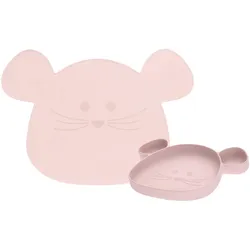 Lässig Esslernteller und Platzset Little Chums Mouse 2er Set