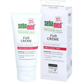 Sebamed Trockene Haut Urea 10 % Akut Fußcreme parfumfrei 100 ml