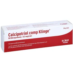 CALCIPOTRIOL comp Klinge 50 μg/g + 0,5 mg/g Gel 30 g