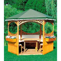 Promadino Palma 3,08 x 3,08 m braun