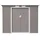 HATTORO Metallgerätehaus P100 XL 2 x 1,2 m grau