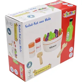 Vedes Spielmaus Küche Salat-Set aus Holz, 30 Teile