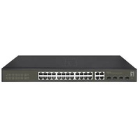 Levelone GES2128 - Switch, 28-Port, Gigabit Ethernet, RJ45/SFP