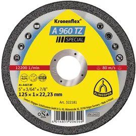 KLINGSPOR A 960 TZ Trennscheiben 125 x 1 mm 22,23 mm