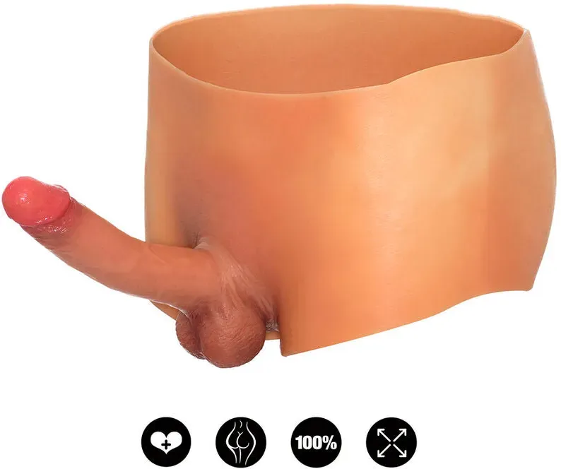 HIDDEN DESIRE - ALTER EGO BOXERSHOT MIT PENIS 18 CM GRÖSSE L