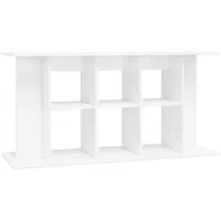 vidaXL Aquarienunterschrank Hochglanz-Weiß 120x40x60 cm