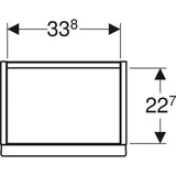 Geberit iCon Waschtischunterschrank, 1 Tür, 502301JR1