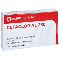 Cefaclor AL 250 Hartkapseln 10 St