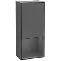 Villeroy & Boch Villeroy und Boch Finion Seitenschrank G540GKGK 41,8cm, links, Emotion, Regal unten Anthracite matt, Anthracite matt