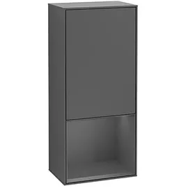 Villeroy & Boch Villeroy und Boch Finion Seitenschrank G540GKGK 41,8cm, links, Emotion, Regal unten Anthracite matt, Anthracite matt