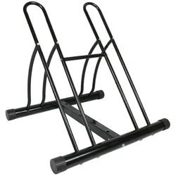 Baumarktplus Fahrradständer für 2 Fahrräder DUO Räder Fahrrad Ständer Rad schwarz Twin