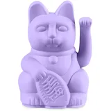 DONKEY Lucky Cat Mini Lilac - Japanische Glücksbringer Winkekatze in Lila, Bedeutung Optimismus, 10 cm