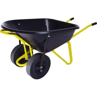 pro-bau-tec Schubkarre Twin 160 l 220 kg