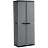KIS Garderobenschrank Jolly Utility dunkelgrau/schwarz