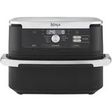 Ninja Foodi FlexDrawer Dual Zone Heißluftfritteuse, Airfryer mit 10,4-Fach und herausnehmbarem Trenner, Antihaftbeschichtung, spülmaschinenfester Korb, 7-in-1, Schwarz AF500EU