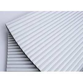 KS Handel 24 Wabenplissee 105 x 120 cm grau/weiß