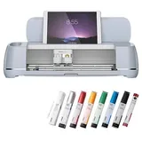 cricuttm Cricut, Schneideplotter + Transferpresse, TM Maker 3 + Materials Bundle Schneideplotter-Set