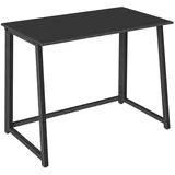 home collective Schreibtisch Schwarz Holzwerkstoff, Rechteckig, 40x75x80 cm, Arbeitszimmer, Schreibtische, Computertische