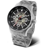 Vostok Europe Herrenuhr mit Edelstahl Gliederarmband Expedition Nordpol 1 Automatik YN55 595A639-B