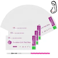 AYBUY 50 Stück Ovulationstest Streifen, Ovolationsteststreifen mit Sensitivität 25 miu/ml (B, 50 × Ovolationsteststreifen)