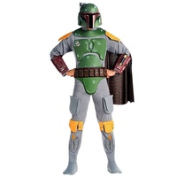 Rubie ́s Kostüm Star Wars Boba Fett Deluxe, Original lizenziertes Kostüm aus dem “Star Wars”-Universum grün M-L