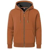 Forsberg Kapuzenjacke mit Teddyfutter / braun / 4XL
