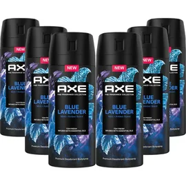 Axe Premium Bodyspray Blue Lavender Deo 6 x 150 ml