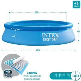 Intex Easy Set Quick Up Pool 305 x 61 cm inkl. Filterpumpe