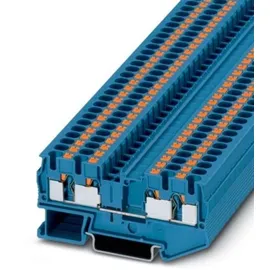 Phoenix Contact Durchgangsreihenklemme 0,2-6qmm,blau PT 4-QUATTRO BU