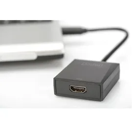 Digitus USB-A 3.2 Gen 1 to HDMI Adapter 15 m Schwarz