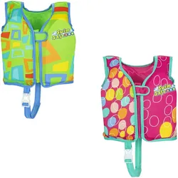 Bestway Gedrucktes Schwimmbrett für Kinder, Sortierte Farben 42x32x3,5 cm +3 bis 6 Jahre Strand und Pool 32155
