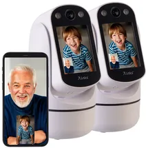 7links 2in1-WLAN-Überwachungskamera Pan-Tilt Weiß