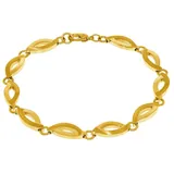 Boccia Titanium Damen-Armband Titan Goldfarben 03001-04 Größe onesize