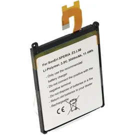 AccuCell Akku passend für Sony Ericsson Xperia Z2, L50, L50u, L50W, Xperia L50, Xperia L50T, Xperia L50W, 1588-4170, LIS1543ERPC
