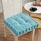 Sitzkissen 40x40x8cm, Stuhlkissen, Chair Cushion, Bodenkissen, Sitzpolster für Sessel und Sofas, Sitzkissen Stuhl, Stuhlauflage für Gartenstuhl, Computerstuhl, Bürostuhl, Küche oder Esszimmerstuhl