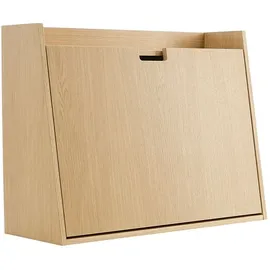 miliboo Vintage-Wandschreibtisch mit Ablage B78 cm GABIN