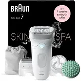 Braun Silk-épil 7 SkinSpa Weiß/Silber