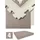 Eyepower 2,5cm Fitnessmatte 4er Set 90x90cm Bodenschutzmatte Gym Matte Puzzlematte