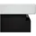 MCW Premium Waschbecken + Unterschrank MCW-D16, Waschbecken Waschtisch, hochglanz 90cm schwarz