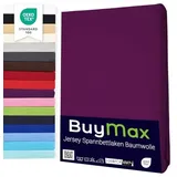 Buymax Spannbettlaken 60x120 70x140 80x200 90x200 100x200 120x200 140x200 160x200 180x200 200x200 Baumwolle Bettlaken Jersey