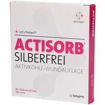 solventum germany gmbh ACTISORB SILBERFREI 10.5 x 10.5 cm