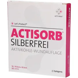 solventum germany gmbh ACTISORB SILBERFREI 10.5 x 10.5 cm