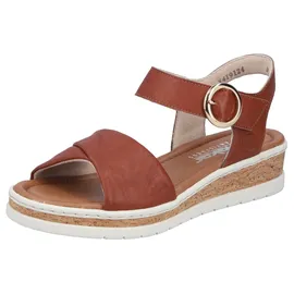 Rieker Keilsandalette Damen Cognac 38