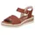Rieker Keilsandalette Damen Cognac 38