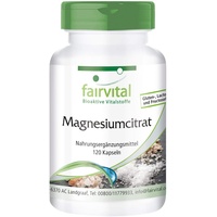 fairvital Magnesiumcitrat 100 mg Kapseln 120 St.