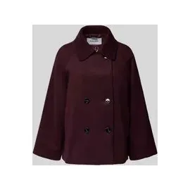 More & More Relaxed Fit Jacke mit Viskose-Anteil, Bordeaux, 40