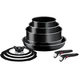 Tefal 10-teiliges Kochgeschirr-Set Ingenio Easy Cook N Clean L1539053