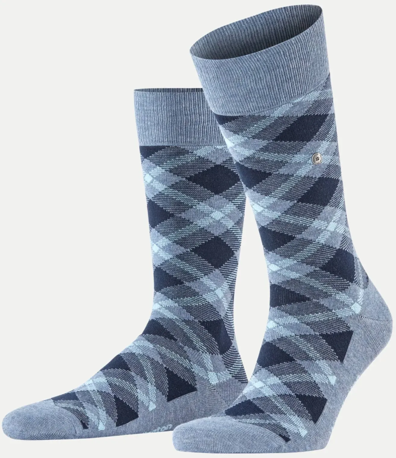 Socken Tartan Blau 40-46