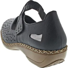 Rieker Damen 41399 Geschlossene Ballerinas, blau 40